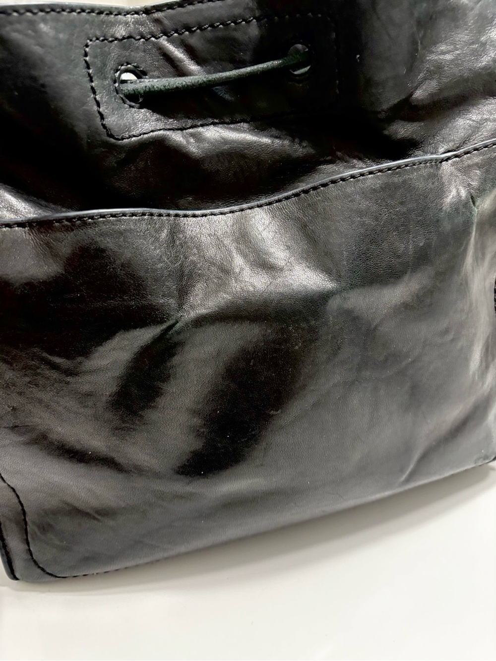 Frye Demi Hobo Shoulder Bag / Tote in Black Leather and Wallet - Picture 10 of 12